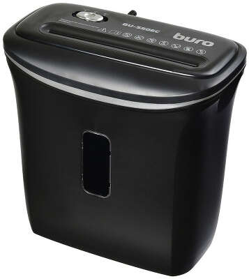 Шредер Buro Home BU-S506C черный (секр.P-4) фрагменты 5лист. 12лтр. пл.карты