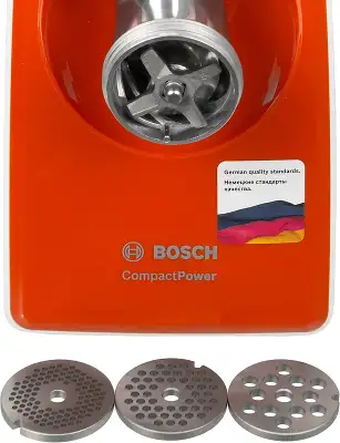 Мясорубка Bosch CompactPower MFW3630I 1600Вт белый/оранжевый