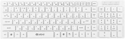Клавиатура USB Intro KM490W, white