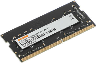 Модуль памяти DDR4 SODIMM 4Gb DDR2666 Digma (DGMAS42666004S)