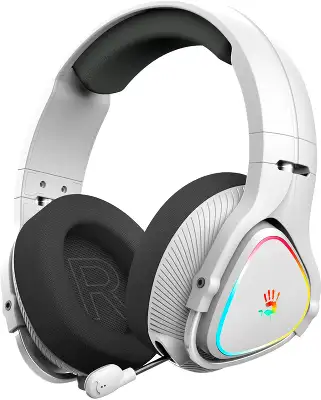 Наушники с микрофоном A4Tech Bloody MR710 серый 1.5м мониторные BT/Radio оголовье (MR710 GREY)