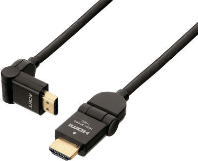 Кабель Sony HDMI v.1.4, 1 м, поворачивающиеся штекеры [DLC-HE10H]