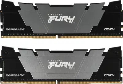 Память DDR4 2x8GB 4800MHz Kingston KF448C19RB2K2/16 Fury Renegade Black RTL Gaming PC4-38400 CL19 DIMM 288-pin 1.5В kit single rank с радиатором Ret