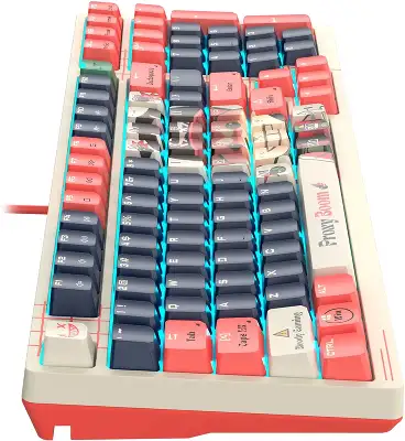 Клавиатура A4Tech Bloody AT98 Proxy Boom механическая бежевый/красный USB for gamer LED (AT98)