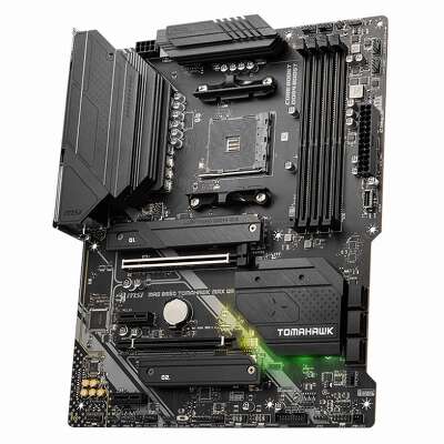 Материнская плата MSI MAG B550 TOMAHAWK MAX WIFI B550, AM4, 4*DDR4, 2*PCIEx16, 2*PCIEx1, 2*M.2, 2*TypeC, 1*USB3.2Gen2, 4*USB3.2Gen1, 6*USB2.0, 6*SATA3.0, 2.5G, DP, HDMI, ATX, RTL
