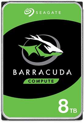 Жесткий диск Seagate BarraCuda ST8000DM004 8TB 3.5" SATA 6Gb/s, 5400rpm, 256MB, 4K, Bulk (003766)
