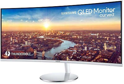 Монитор 34" Samsung CJ79 LC34J791WTRXEN VA 3440x1440 HDMI, DP, USB-Hub белый