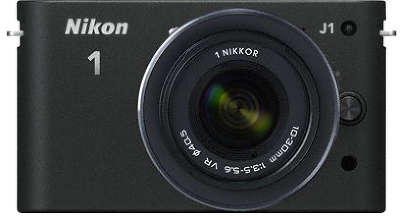 Цифровая фотокамера Nikon 1 J1 Black Kit (10-30 мм f/3.5-5.6 VR)