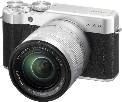 Цифровая фотокамера Fujifilm X-A10 Silver kit (XC16-50 мм f/3.5-5.6 OIS II)