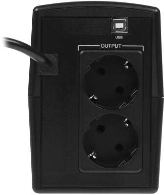 ИБП Ippon Back Basic 850 Euro black (линейно-интерактивный, 850VA, 480W, 2xEURO, USB) (403408)