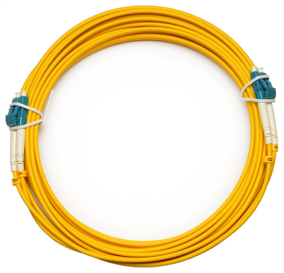 Патч-корд оптический Cabeus FOP(d)-9-LC-LC-0,5m Шнур оптический duplex LC-LC 9/125 sm 0.5м LSZH