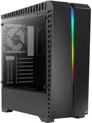 Корпус AeroCool Scar TG, черный, ATX, Без БП (4718009156388)