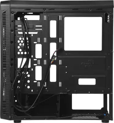 Корпус Accord JP-X черный без БП ATX 6x120mm 2xUSB2.0 1xUSB3.0 audio bott PSU