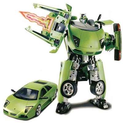 HAPPY WELL 50140hw Робот-трансформер Lamborghini Roadbot, 1:18