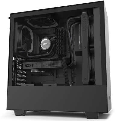 Корпус NZXT H510i Black, черный, ATX, Без БП (CA-H510I-B1)