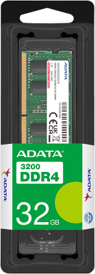 Оперативная память ADATA DDR4 SO-DIMM 32GB 3200MHz 1*32GB 22-22-22 SINGLE TRAY