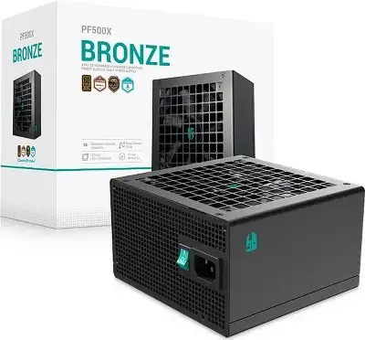 Блок питания Deepcool ATX 500W GamerStorm PF500X 80+ bronze (20+4pin) APFC 120mm fan 6xSATA RTL