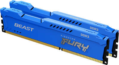 Набор памяти DDR-III DIMM 2x8Gb DDR1600 Kingston FURY Beast Blue (KF316C10BK2/16)