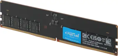 Модуль памяти DDR5 DIMM 32Gb DDR5600 Crucial (CT32G56C46U5)