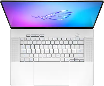 Ноутбук Asus ROG Zephyrus G16 GA605WV-QR118 Ryzen AI 9 HX 370 16Gb SSD1Tb NVIDIA GeForce RTX4060 8Gb 16" OLED 2.5K (2560x1600) без ОС white WiFi BT Cam Bag (90NR0JA2-M006K0)