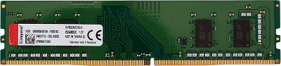 Память оперативная/ Kingston 4GB 3200MT/s DDR4 Non-ECC CL22 DIMM 1Rx16