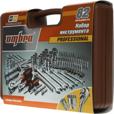 Набор инструментов Ombra OMT82S12 82 предмета (жесткий кейс)