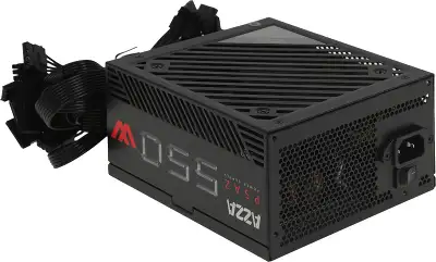 Блок питания Azza ATX 550W PSAZ-550W 80+ bronze (20+4pin) APFC 120mm fan 5xSATA RTL