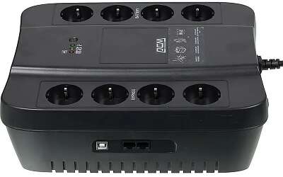 PowerCom SPD-650U ИБП {Line-Interactive, 650VA / 390W, Tower, Schuko, USB} (688275)