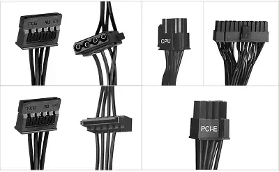 Блок питания KingPrice ATX 450W KPPSU450 (20+4pin) 120mm fan 3xSATA RTL