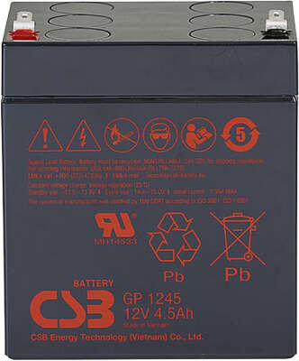Батарея для ИБП CSB GP1245 12В 4.5Ач