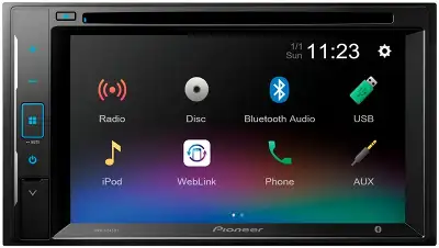 Автомагнитола Pioneer AVH-A245BT 2DIN 4x50Вт 6.2