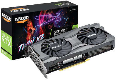 Видеокарта Inno3D NVIDIA nVidia GeForce RTX 3060 TWIN X2 8Gb DDR6 PCI-E HDMI, 3DP