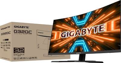 Монитор 32" Gigabyte G32QC VA WQHD Curved HDMI, DP, USB-Hub