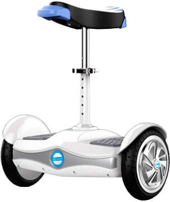 Двухколесный гироскутер с сиденьем Airwheel S6 (батарея LG 260 Вт*ч), белый (товар уценен)