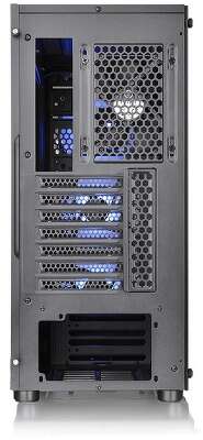 Корпус MidTower Thermaltake V200 Tempered Glass RGB Edition black (mATX, без БП, RGB, 3xUSB Type-A) (CA-1K8-00M1WN-01)