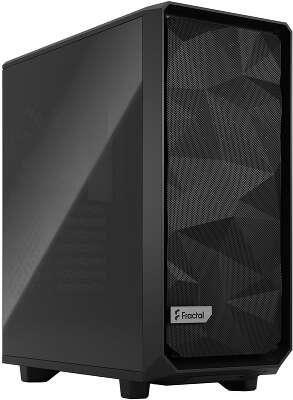 Fractal Design Case Meshify 2 Compact Black, Dark Tempered Glass Fractal Design FD-C-MES2C-02