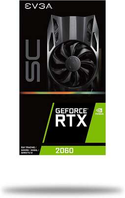 Видеокарта EVGA NVIDIA nVidia GeForce RTX 2060 SC 6Gb DDR6 PCI-E DVI, HDMI, DP
