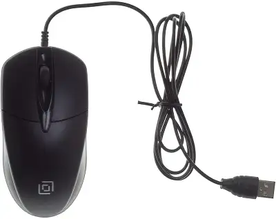 Мышь Оклик 275M черный оптическая 1200dpi USB 3but (412841)