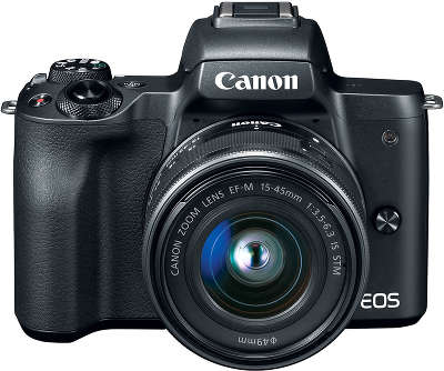 Цифровая фотокамера Canon EOS-M50 Black Kit (EF-M 15-45 мм f/3.5-6.3 IS STM)