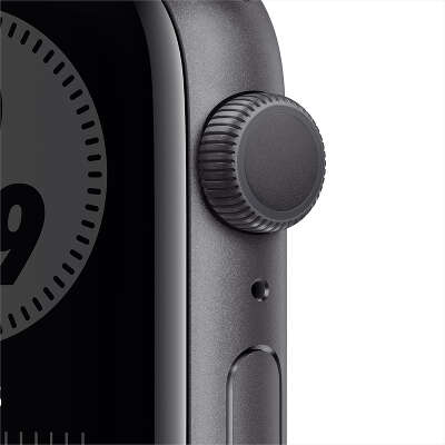 Часы Apple Watch Nike Series 6, 44 мм, Space Gray Aluminium, ремешок Sport Band Anthracite/Black [MG173RU/A]