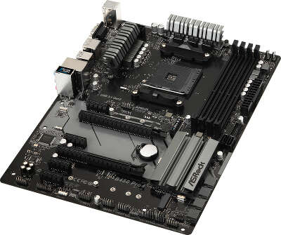 Материнская плата ATX LGAAM4 ASRock B450 Pro4