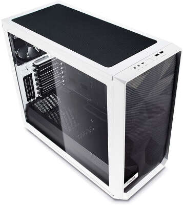 Корпус Fractal Design Meshify S2 TG Clear, белый, ATX, Без БП (FD-CA-MESH-S2-WT-TGC)