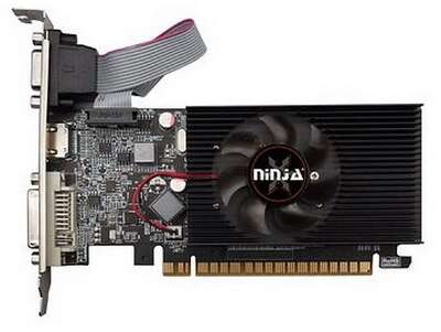 Видеокарта Ninja (Sinotex) GT610 1GB DDR3 64bit VGA DVI HDMI 1FAN LP RTL