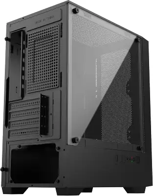 Корпус Оклик OCC-MN307 черный без БП mATX 8x120mm 2xUSB2.0 1xUSB3.0 audio bott PSU