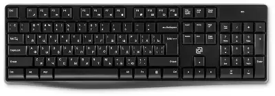 Клавиатура + мышь Оклик S260W клав:черный мышь:черный USB беспроводная Multimedia (2066170)