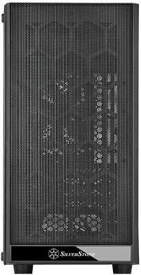 Корпус SilverStone PS15B-G, черный, mATX, Без БП (SST-PS15B-G)