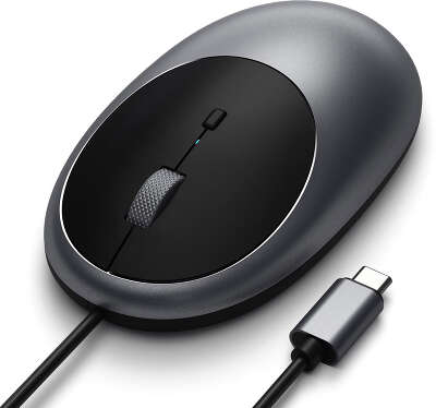 Мышь Satechi C1 USB-C Wired Mouse, Space Grey [ST-AWUCMM]