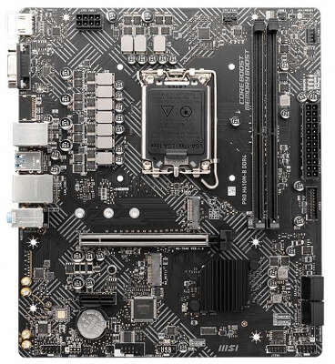 Материнская плата mATX LGA1700 MSI PRO H610M-B DDR4