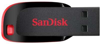 Флеш накопитель 16GB SanDisk CZ50 Cruzer Blade, USB 2.0, Black