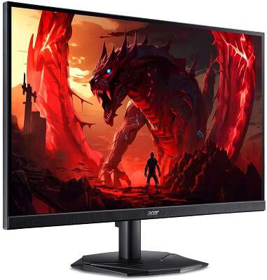 Монитор 23.8" ACER KG241YX1bmiipx Black (IPS, 1920x1080, 0,5 / 1ms, 250cd, 200Hz, 2xHDMI(2.0) + 1xDP(1.2) + SPK + Audio Out, Speakers 2Wx2, Internal, sync: FreeSync Premium, hdr: HDR 10, Vesa:100x100)